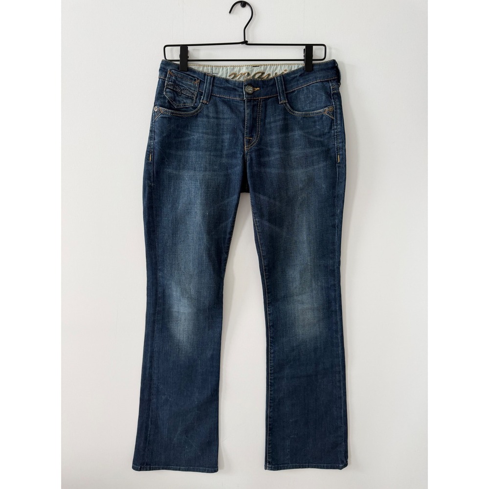 Mavi Zoe Dark Wash Low Rise Bootcut Jeans Size 28/32 Y2K Hipster